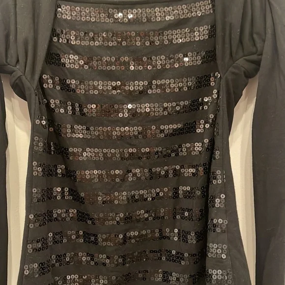 Joseph Ribkoff black sequence too - Picture 2 of 4